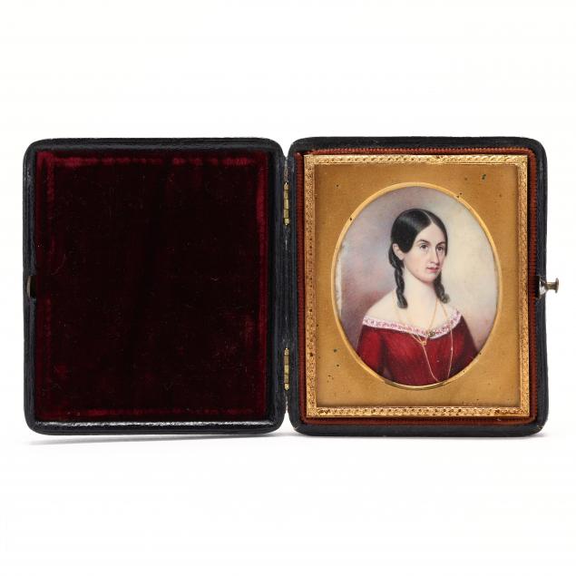 moses-b-russell-american-1809-1884-portrait-miniature-of-a-lady-in-red