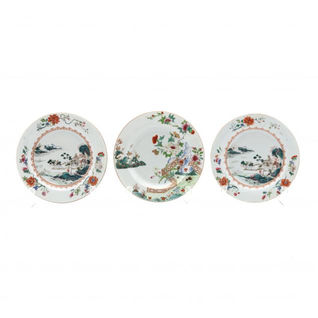 a-selection-of-chinese-export-porcelain-plates
