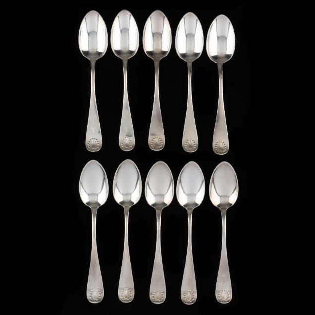 set-of-ten-towle-i-shell-i-sterling-silver-oval-bowl-soup-spoons