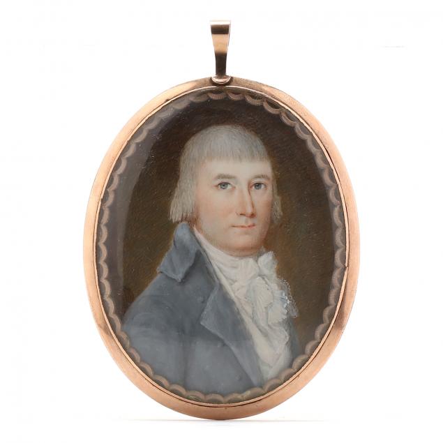 peale-school-late-18th-century-miniature-portrait-of-a-federalist-gentleman