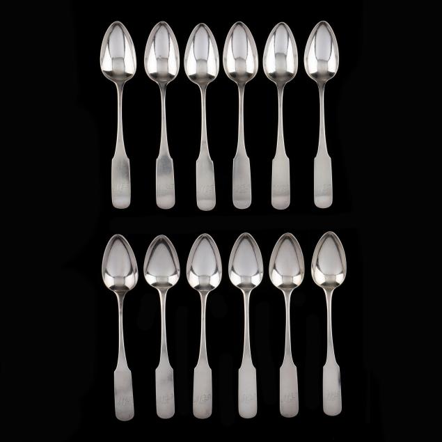 set-of-twelve-american-coin-silver-teaspoons-mark-of-joel-sayre