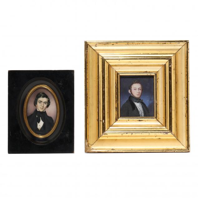 american-school-mid-19th-century-two-fine-portrait-miniatures-of-gents
