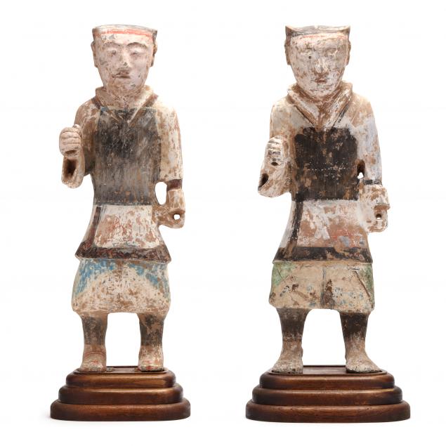 a-pair-of-chinese-pottery-tomb-solider-figures