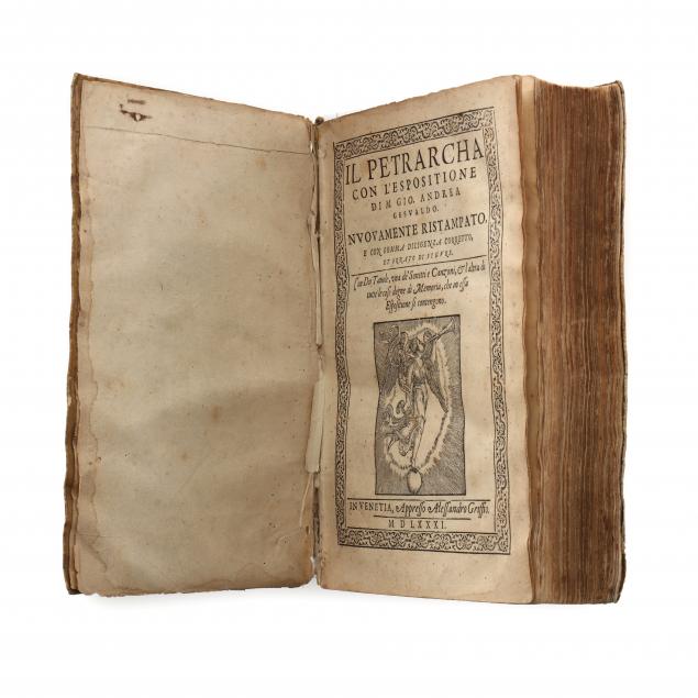 late-16th-century-venetian-edition-of-petrarch-with-gesualdo-commentary