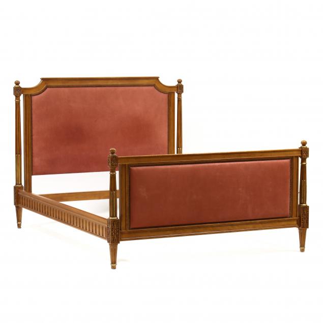 baker-louis-xvi-style-upholstered-queen-size-bed