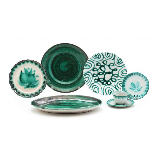 an-assembled-set-of-italian-austrian-majolica-tableware