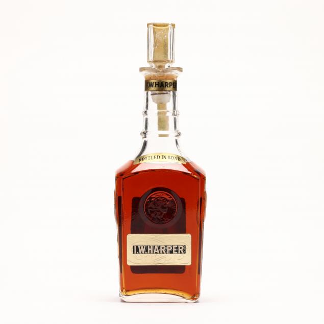 i-w-harper-bourbon-whiskey-in-glass-decanter