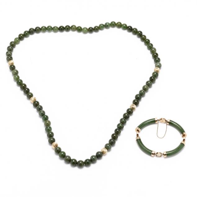 serpentine-necklace-and-bracelet