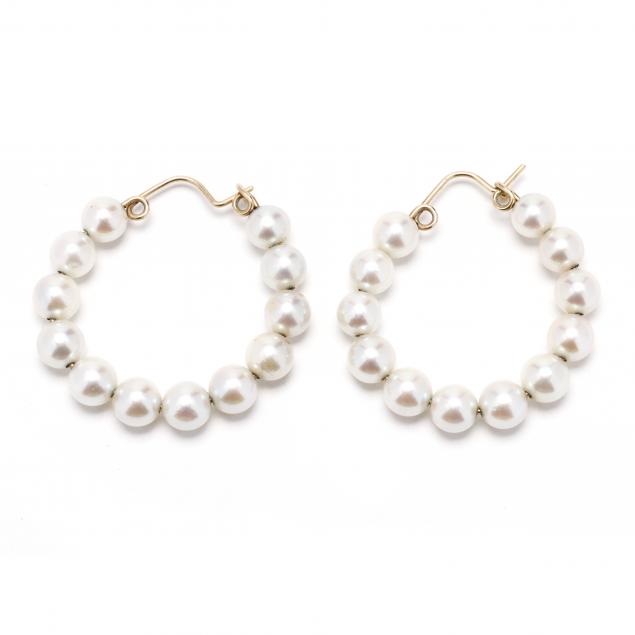 gold-and-pearl-hoop-earrings
