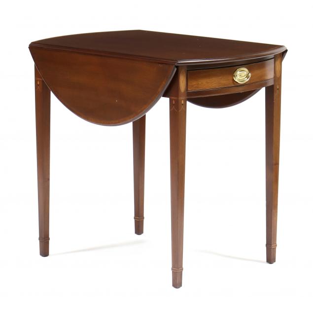 kittinger-federal-style-inlaid-mahogany-pembroke-table