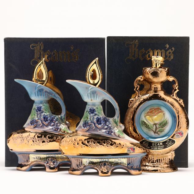 jim-beam-kentucky-straight-bourbon-whiskey-in-gold-cobalt-blue-decanters