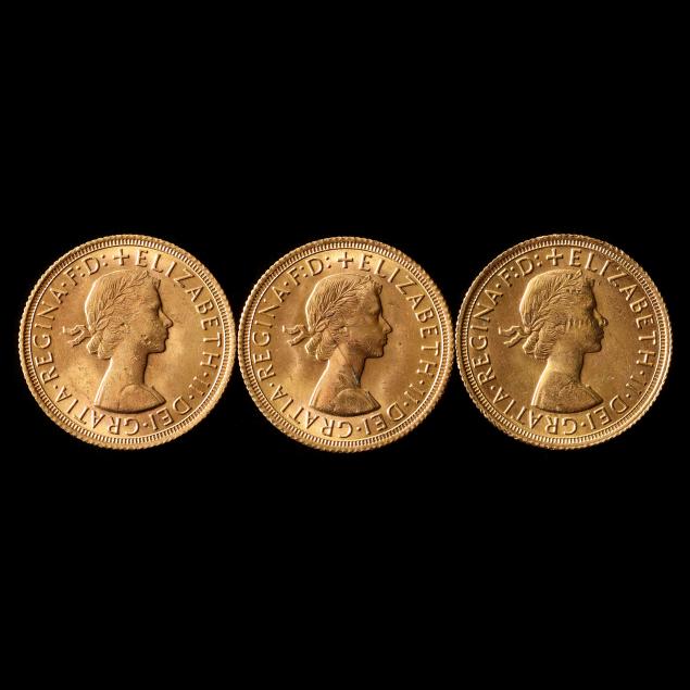 three-3-lightly-marked-gold-sovereigns-of-queen-elizabeth-ii
