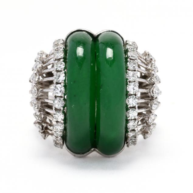 vintage-platinum-jade-and-diamond-ring