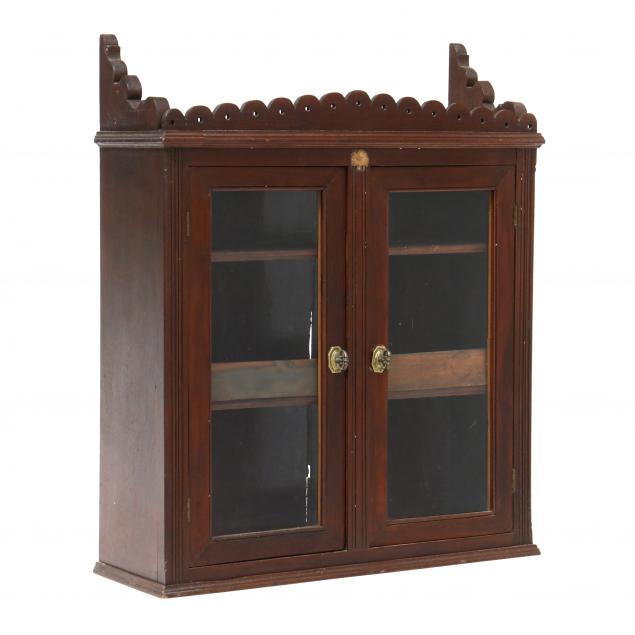 victorian-mahogany-hanging-cabinet