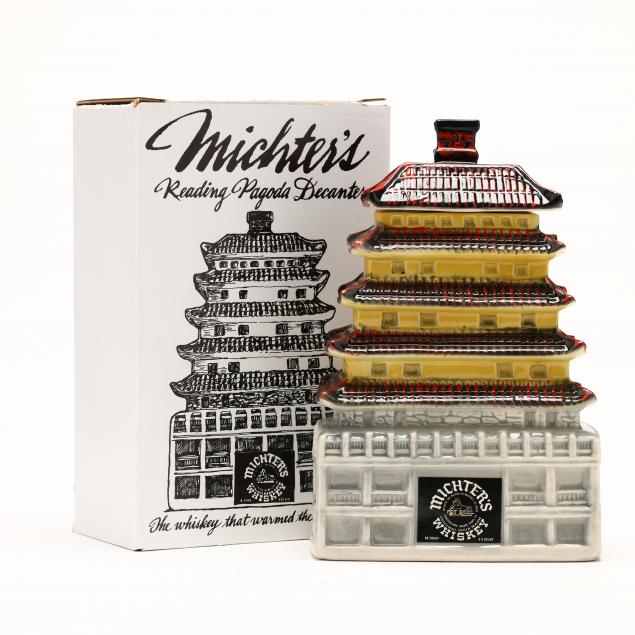 michter-s-whiskey-in-reading-pagoda-decanter