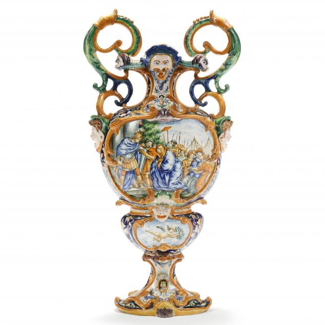 italian-majolica-monumental-urn