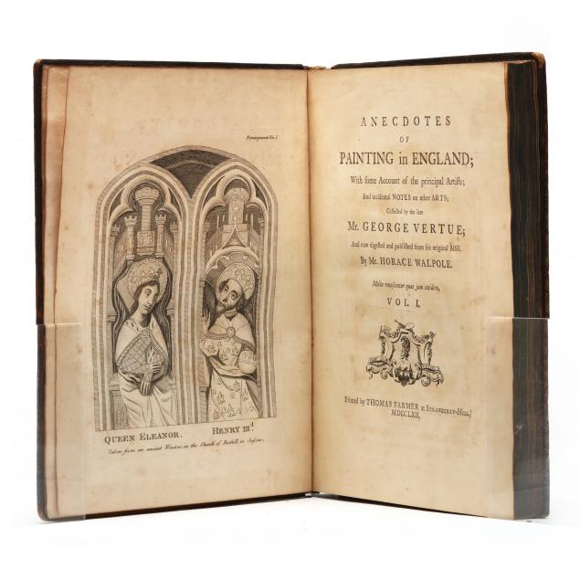 first-edition-of-horace-walpole-s-i-anecdotes-of-painting-in-england-i-and-i-a-catalogue-of-engravers-i