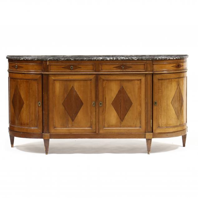 biedermeier-style-marble-top-buffet