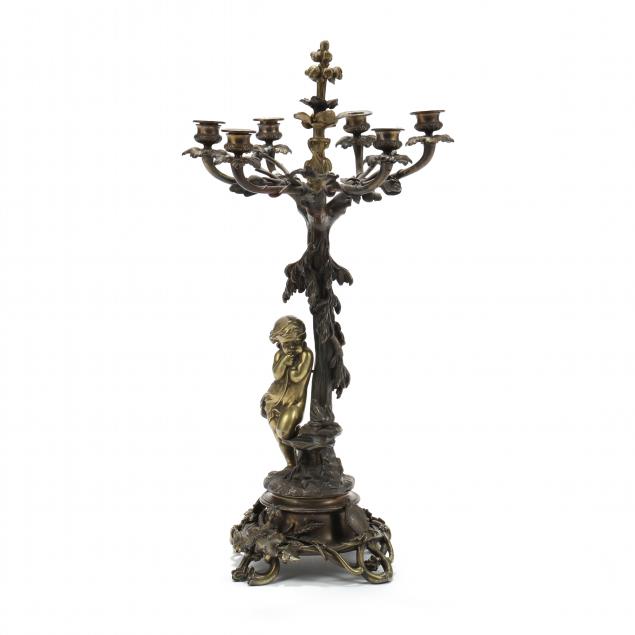 antique-christofle-bronze-six-light-figural-candelabrum