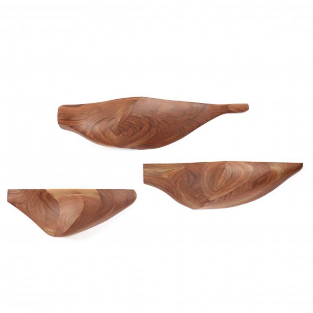 david-hymes-american-b-1965-three-part-walnut-sculptural-wall-shelves