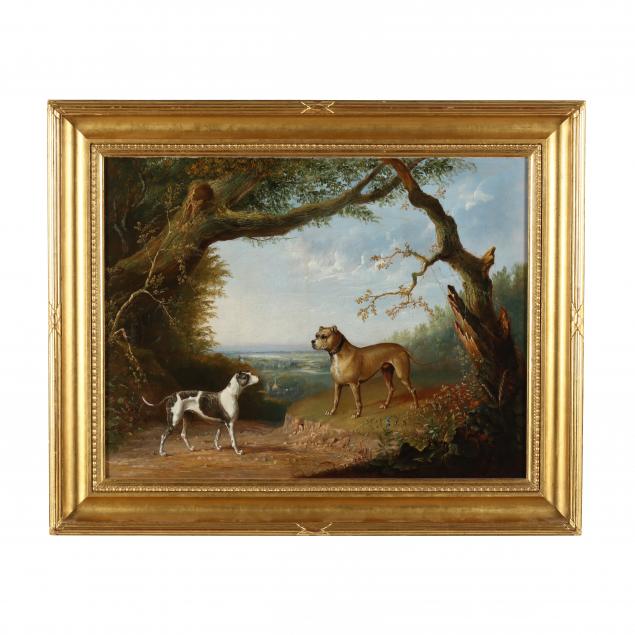 english-school-19th-century-pair-of-bull-terriers-in-a-landscape