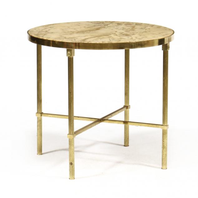 neoclassical-style-brass-and-stone-top-table