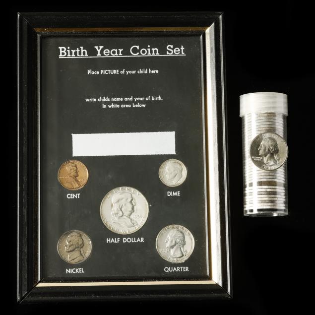 roll-of-forty-40-uncirculated-1944-d-quarters-and-a-1959-birth-year-coin-set