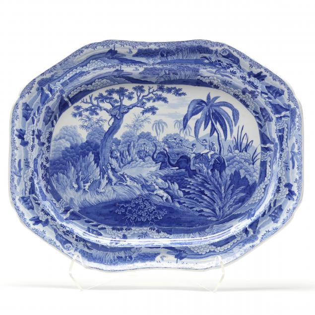 spode-blue-and-white-platter-i-shooting-a-leopard-i