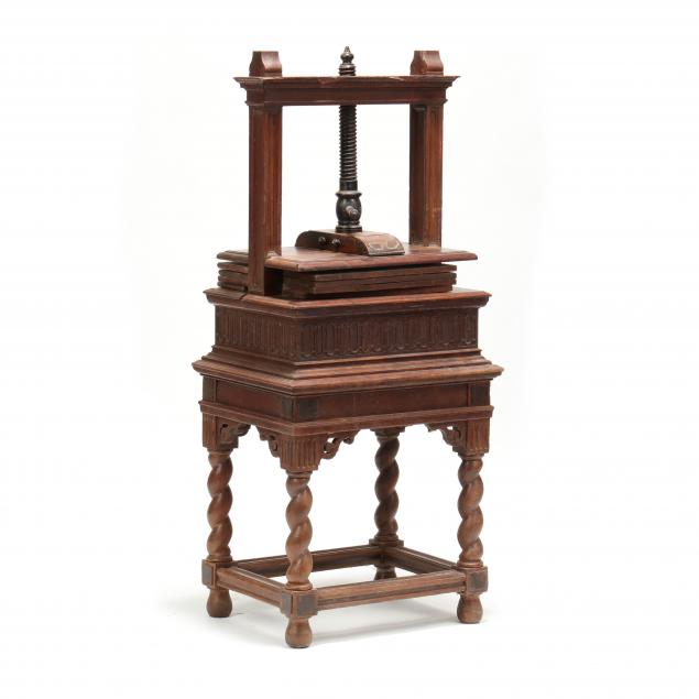 jacobean-style-carved-oak-book-press