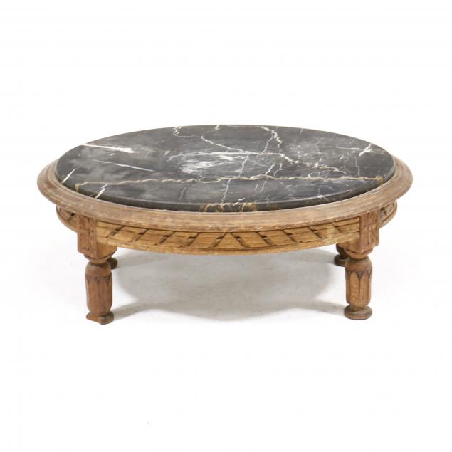 continental-carved-mahogany-marble-top-low-plinth