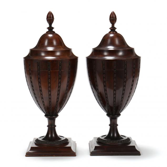 pair-of-adam-style-lidded-mahogany-urns