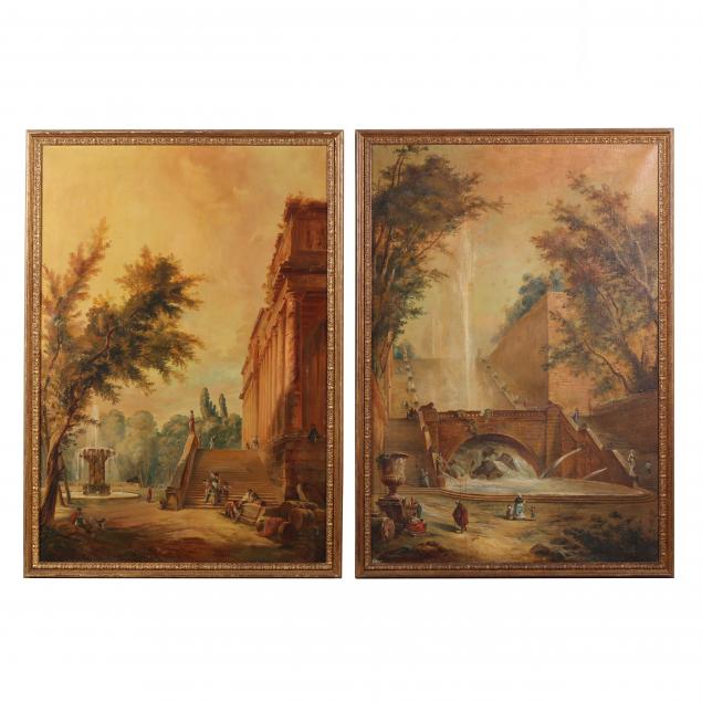 french-school-late-19th-century-pair-of-capriccio-landscapes