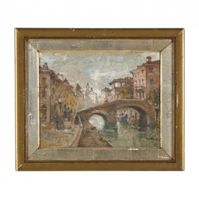 g-rivalin-italian-20th-century-i-navigli-canal-milan-i