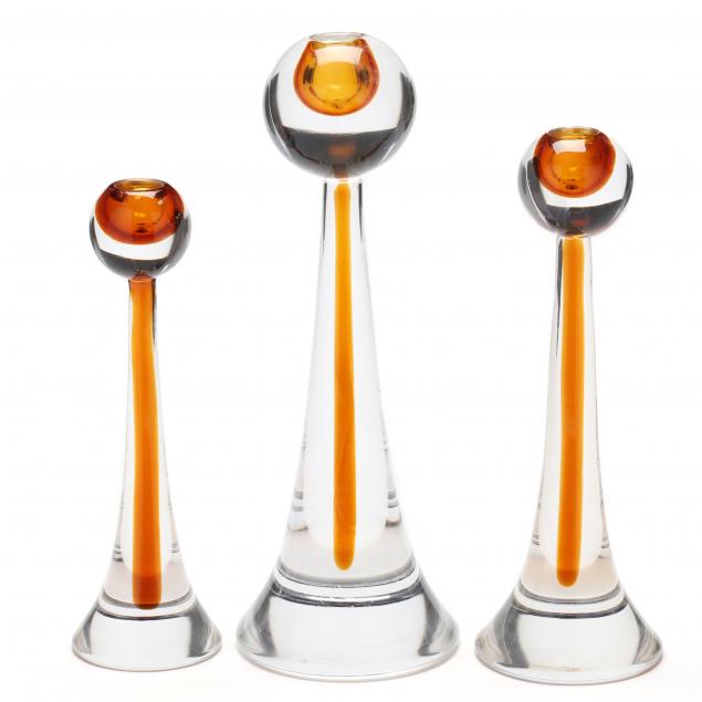 gino-cenedese-italy-1907-1973-three-graduated-glass-candlesticks