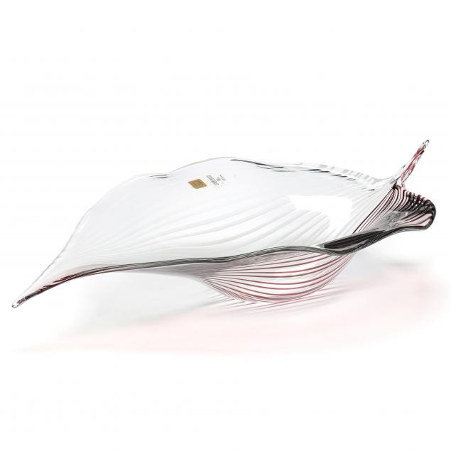 licio-zanetti-art-glass-leaf-dish