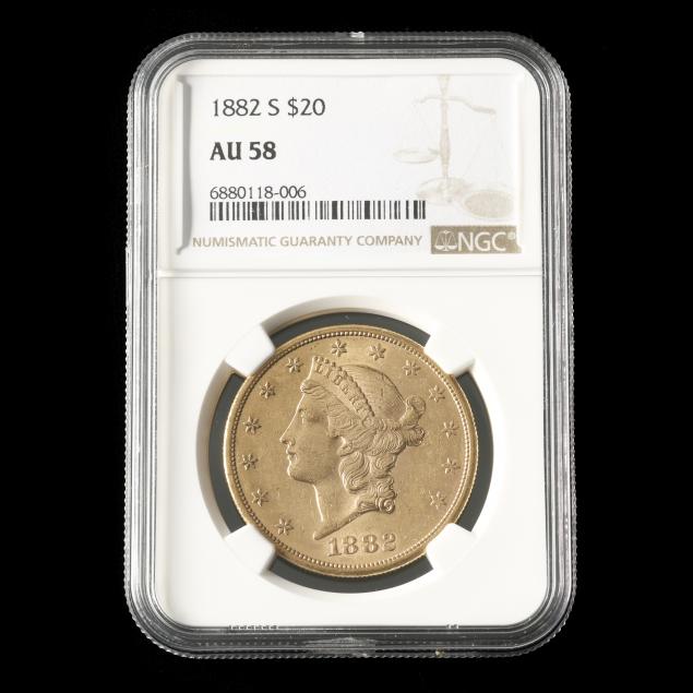 1882-s-liberty-head-20-gold-double-eagle-ngc-au58