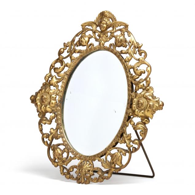 rococo-style-florentine-gilt-brass-dressing-mirror