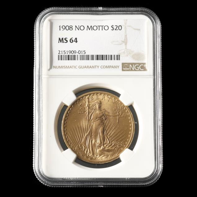 1908-st-gaudens-20-no-motto-gold-double-eagle-ngc-ms64