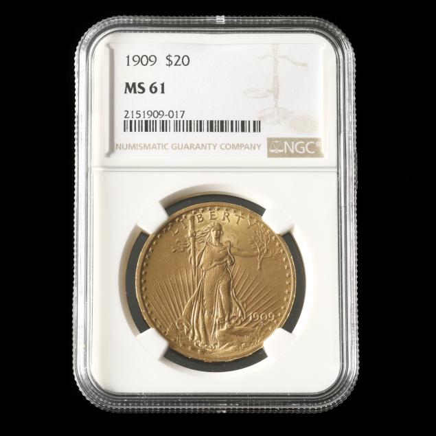 1909-st-gaudens-20-gold-double-eagle-ngc-ms61
