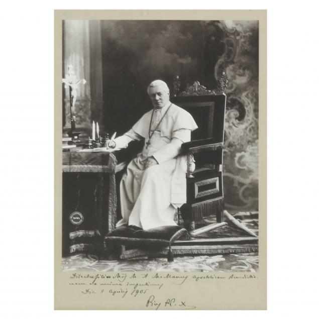 fratelli-d-alessandri-italian-active-1858-1930-i-pope-pius-x-i-autographed-photograph