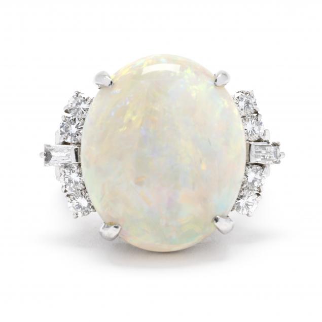 vintage-platinum-diamond-and-opal-ring