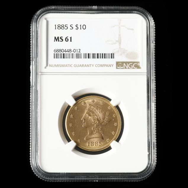 1885-s-liberty-head-10-gold-eagle-ngc-ms61