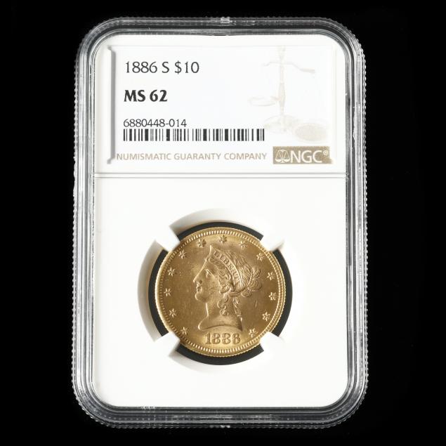 1886-s-liberty-head-10-gold-eagle-ngc-ms62