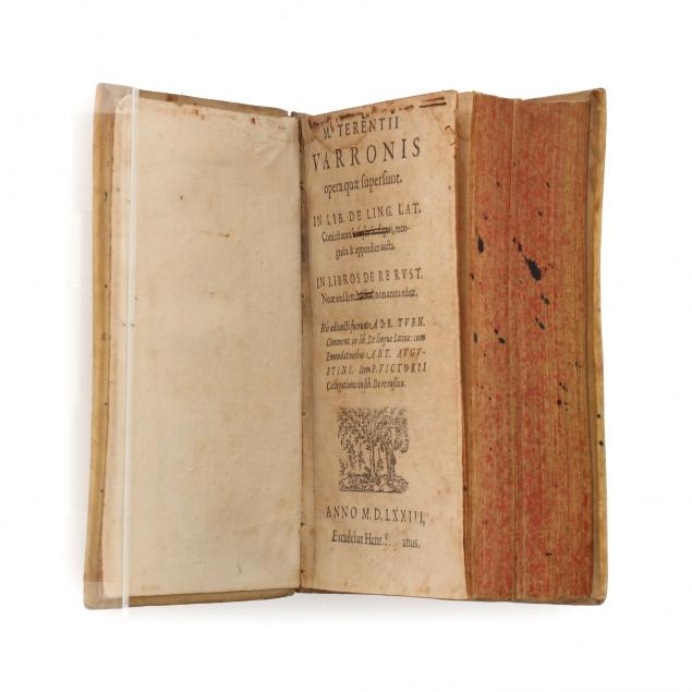 1573-edition-of-the-collected-works-of-varro