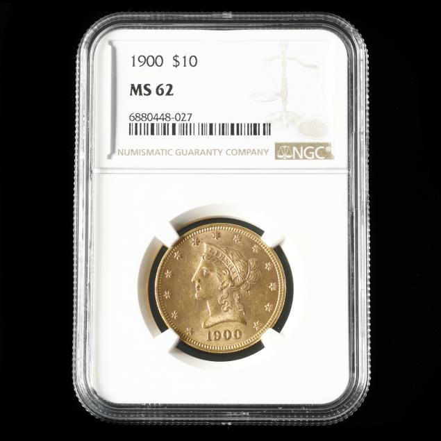1900-liberty-head-10-gold-eagle-ngc-ms62