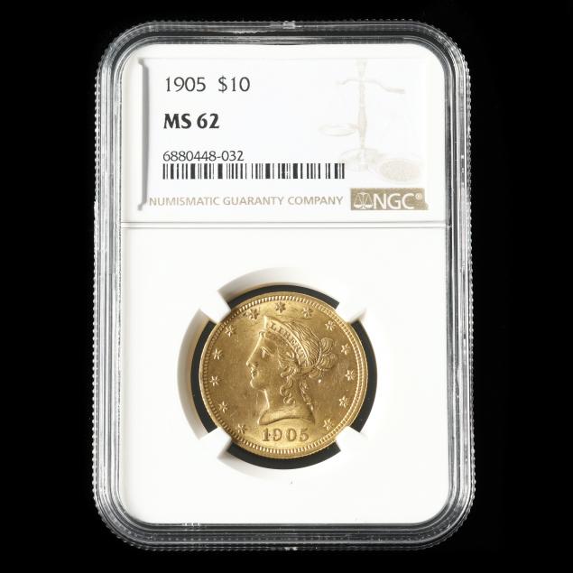 1905-liberty-head-10-gold-eagle-ngc-ms62