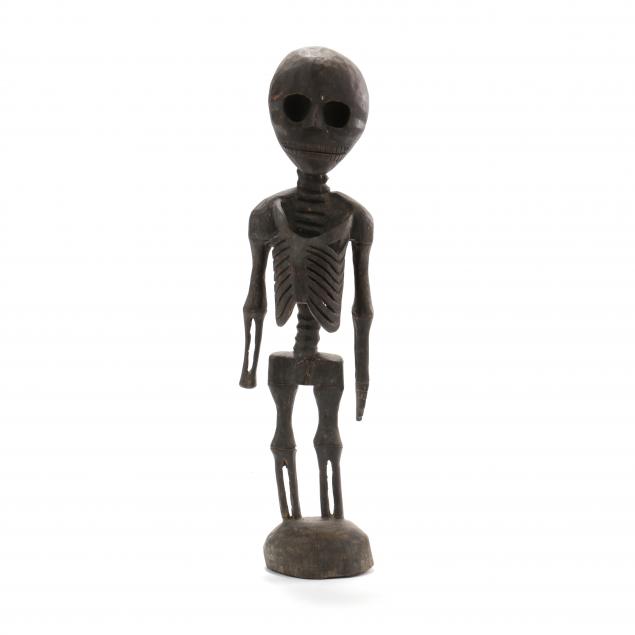 african-carved-skeleton-statuette