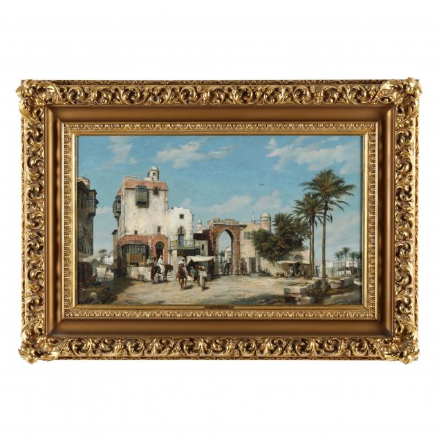 johann-christoph-frisch-german-1738-1815-i-town-gate-of-gizeh-egypt-i