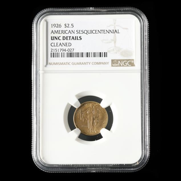 1926-american-sesquicentennial-2-50-gold-quarter-eagle-ngc-unc-details