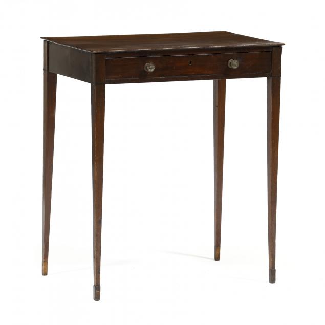 antique-english-mahogany-one-drawer-writing-table